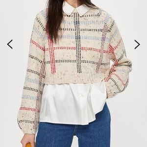 Cropped TopShop sweater